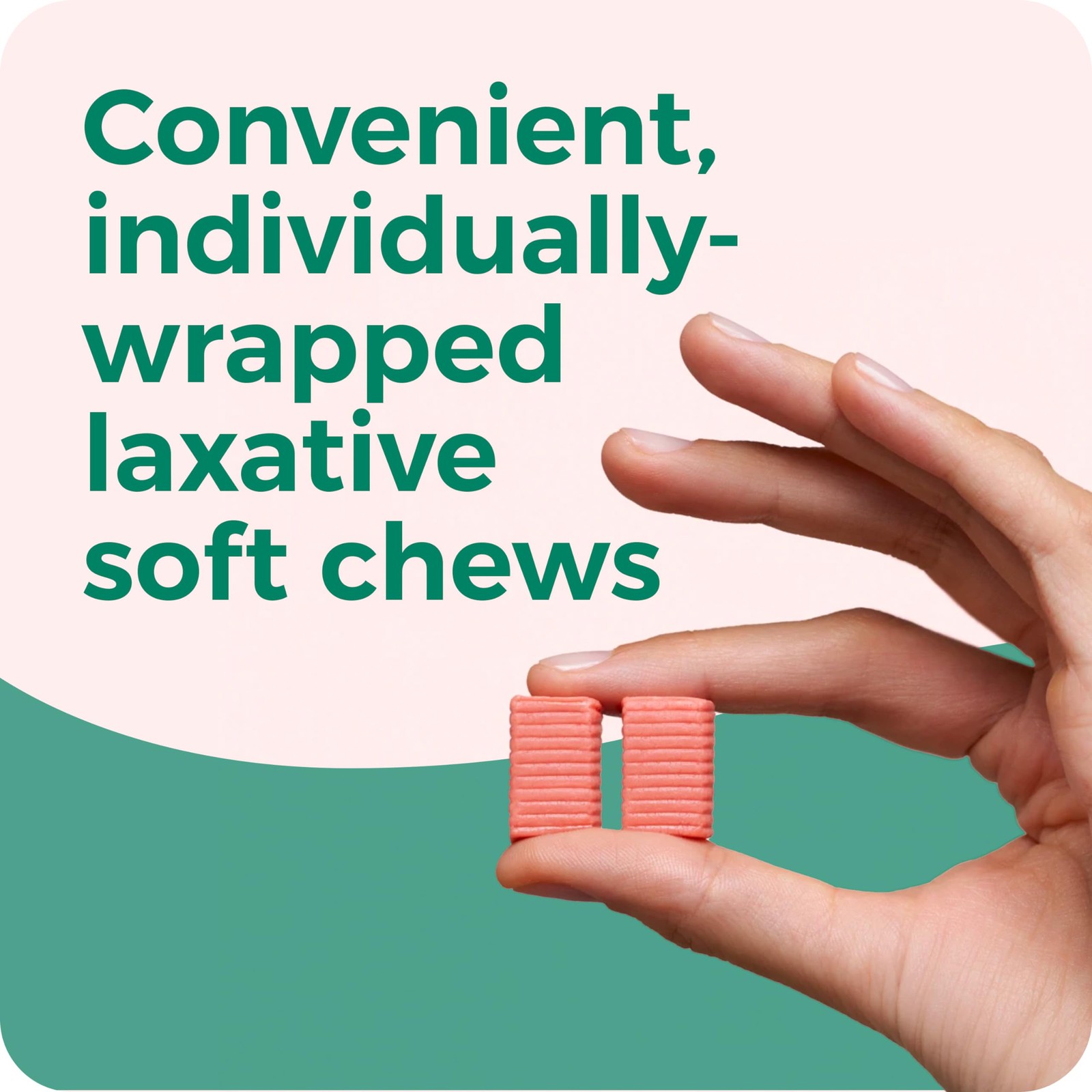 Dulcolax Saline Laxative Soft Chews, Gentle 60 Count (Pack of 1),