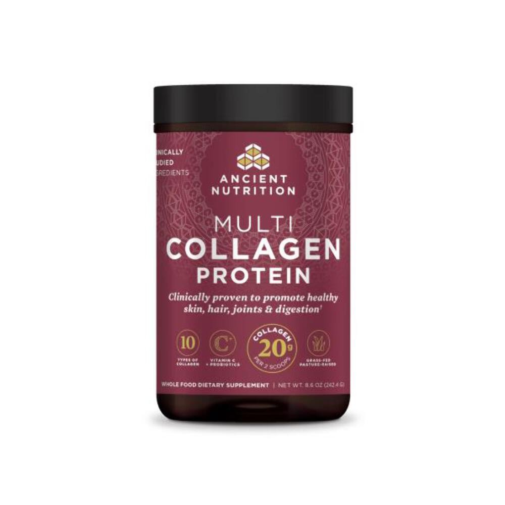 7/27 Ancient Nutrition Hydrolyzed Collagen Peptides Powder, Unflavored Multi Col