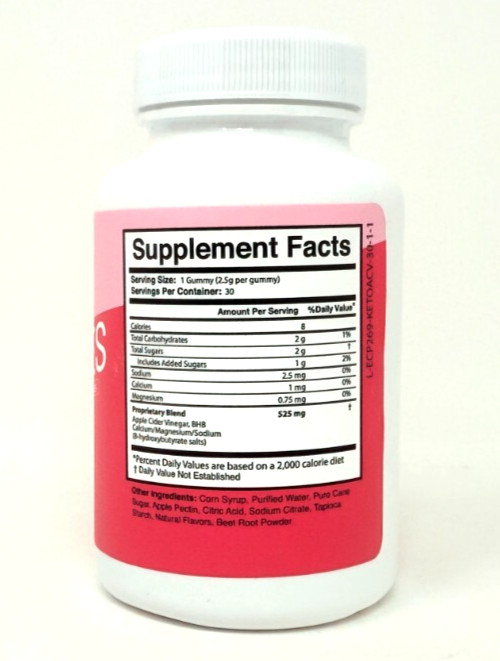 Lipo Gummies Apple Cider Vinegar Gummies 30 Count – New/Sealed! EXP 5/2026