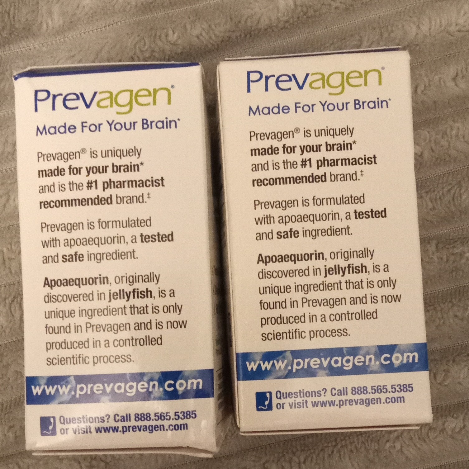 Prevagen Regular Strength 30 Capsules 10mg Lot Of 2
