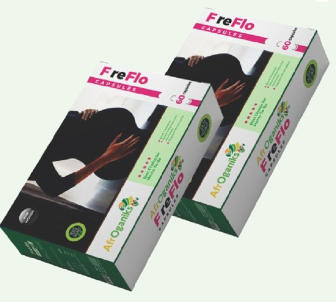 AfrOganiks “FREFLO” Supplement for Women’s Health ( 2 Packs)
