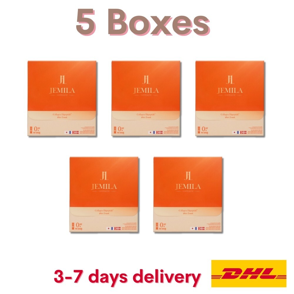 5x JEMILA DEWYGLOW Collagen Dipeptide Powder Wrinkles Skin Anti-aging No Sugar