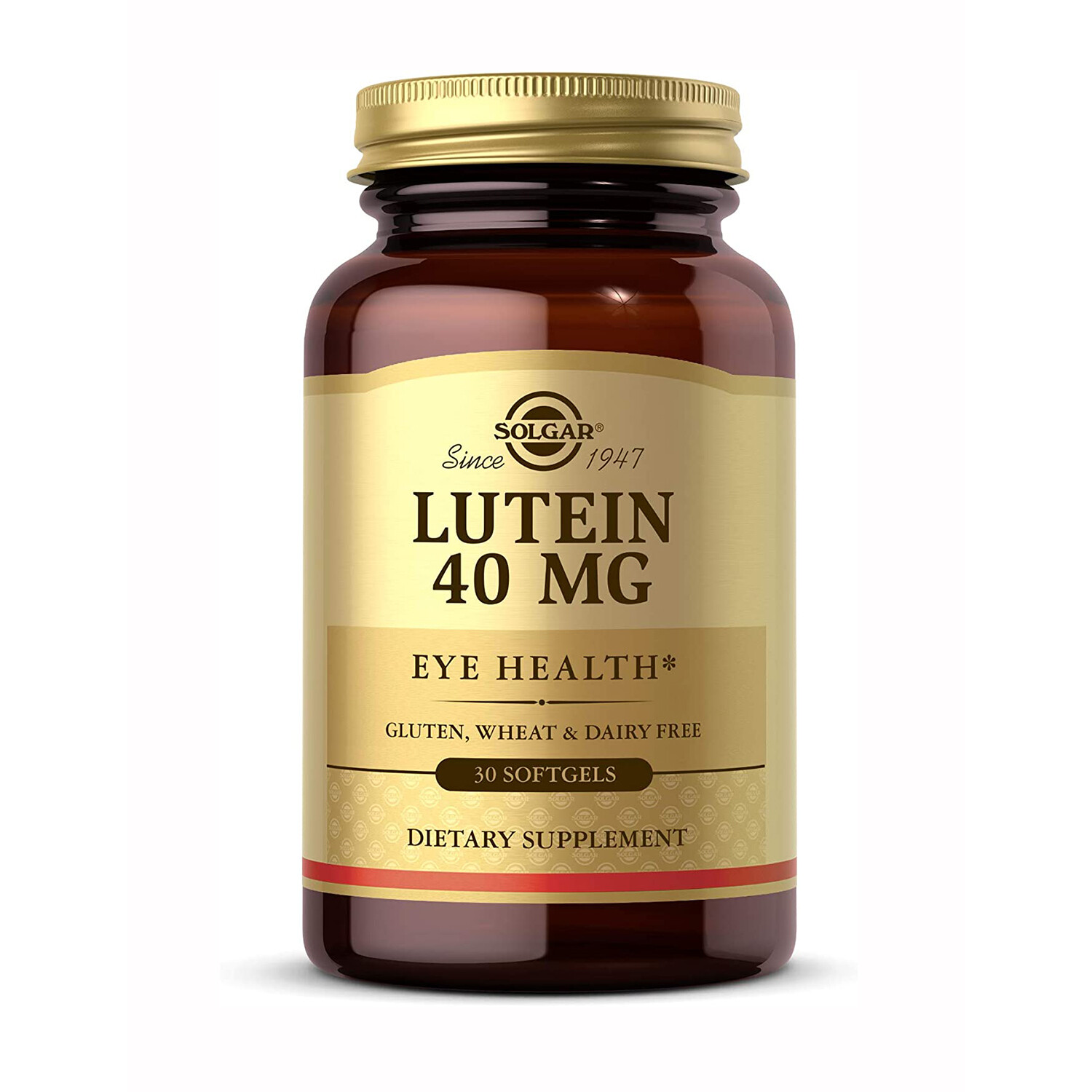 Solgar Lutein 40 mg,Supports Eye Health,Helps Filter Out BlueLight,30Servings