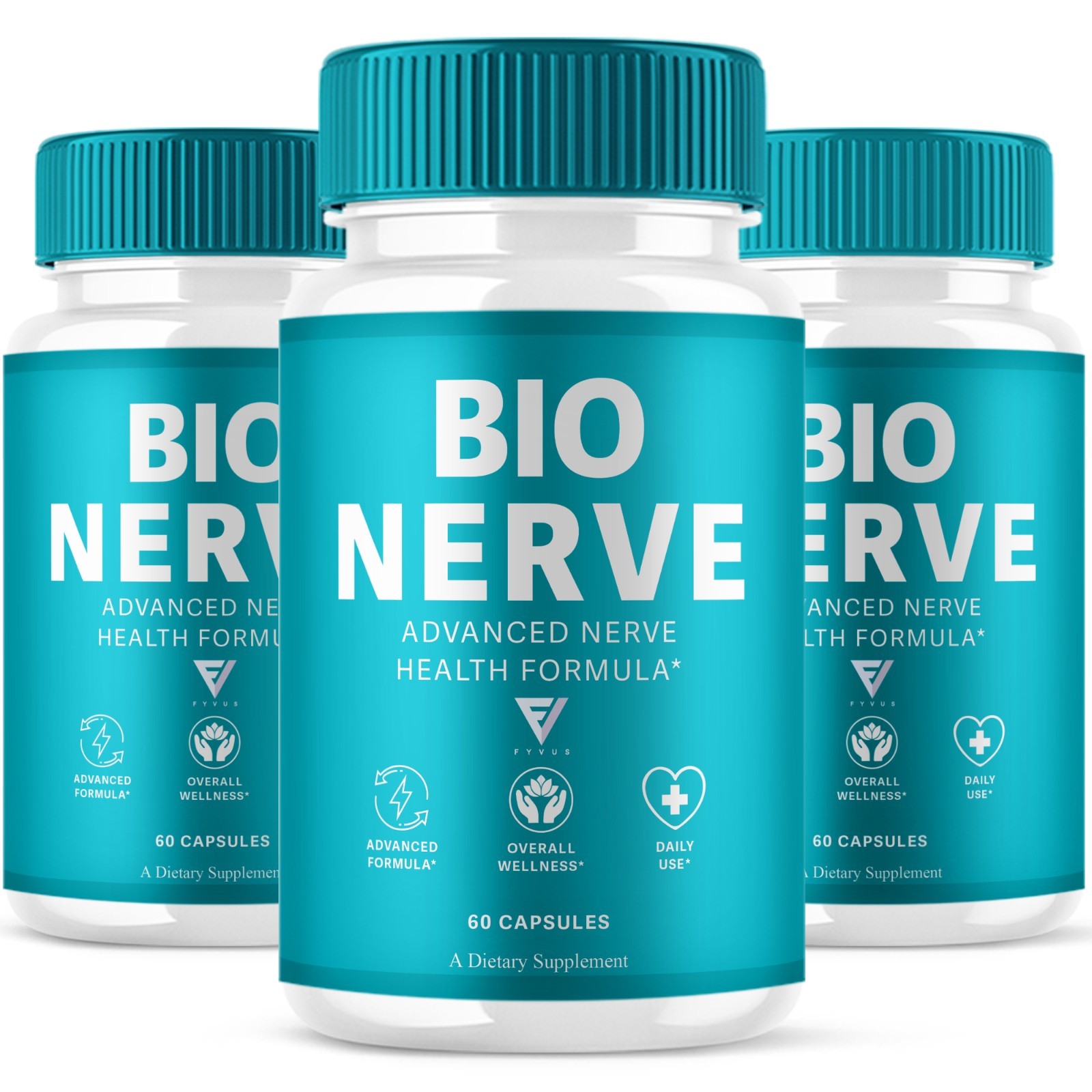 (3 Pack) Bio Nerve Capsules, BioNerve Advanced Nerve Health Pills (180 Capsules)