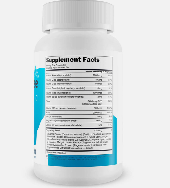 Blue Horse Salt Trick Best Blood Flow Supplement for Men 90 Capsules