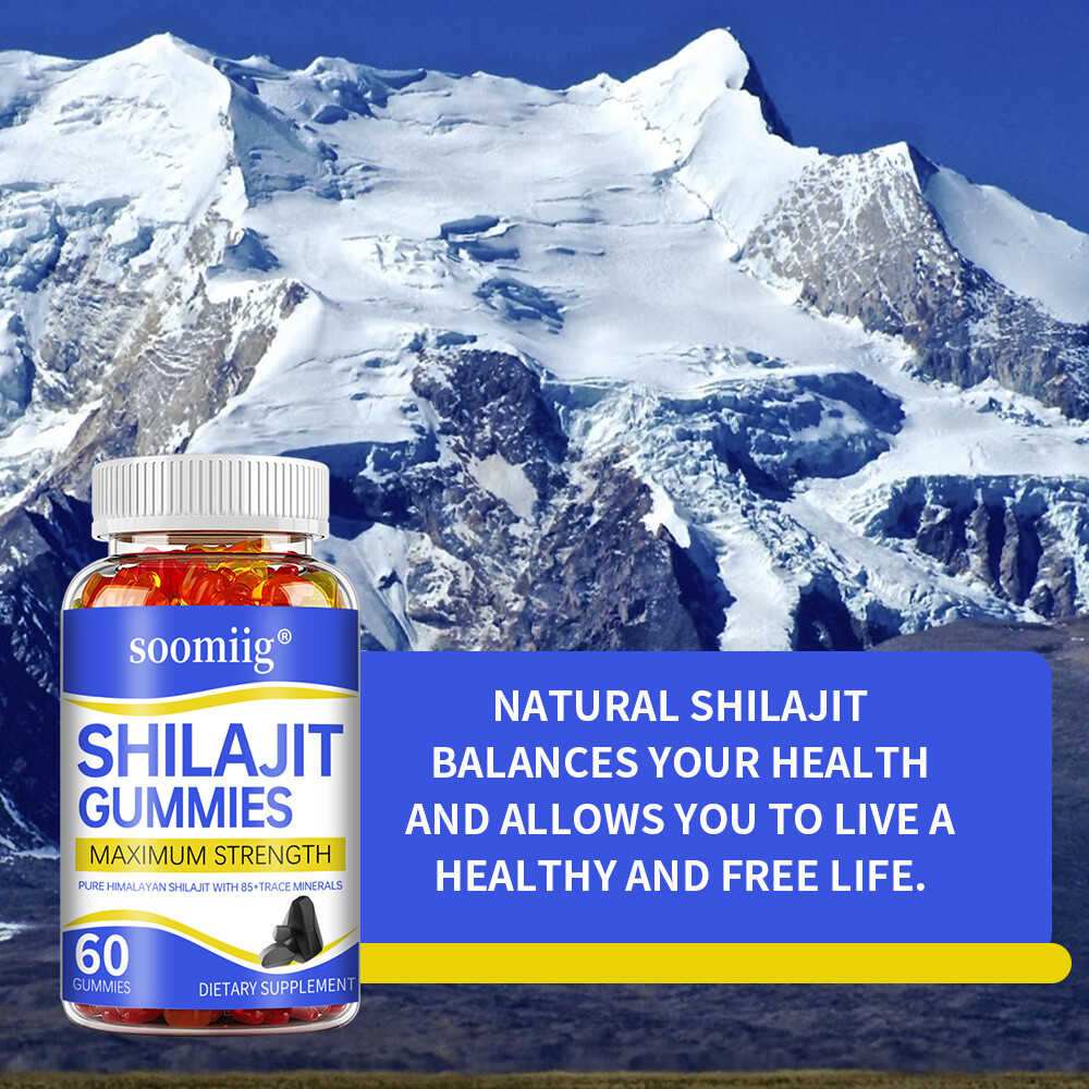 Shilajit Gummies – Focus, Memory,Cognitive & Mental Clarity Support,Brain Health