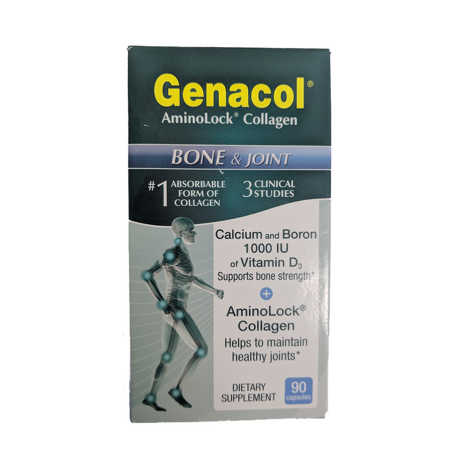 Genacol Bone Strength and Joint Relief Formula, 90 Capsules