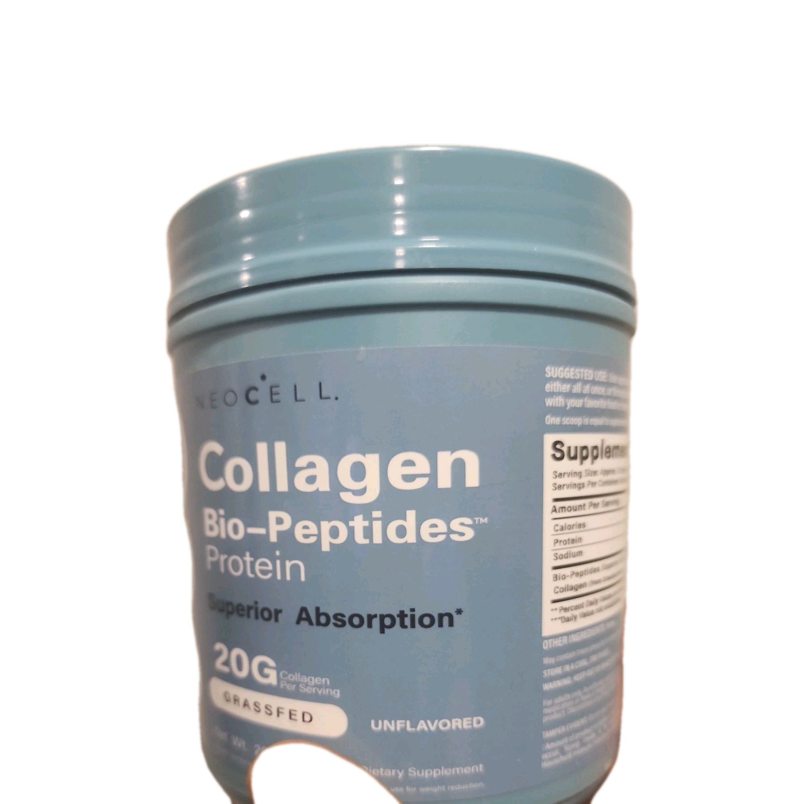 Collagen Peptides Powder Unflavored Hydration Support for Skin, Hair Nails
