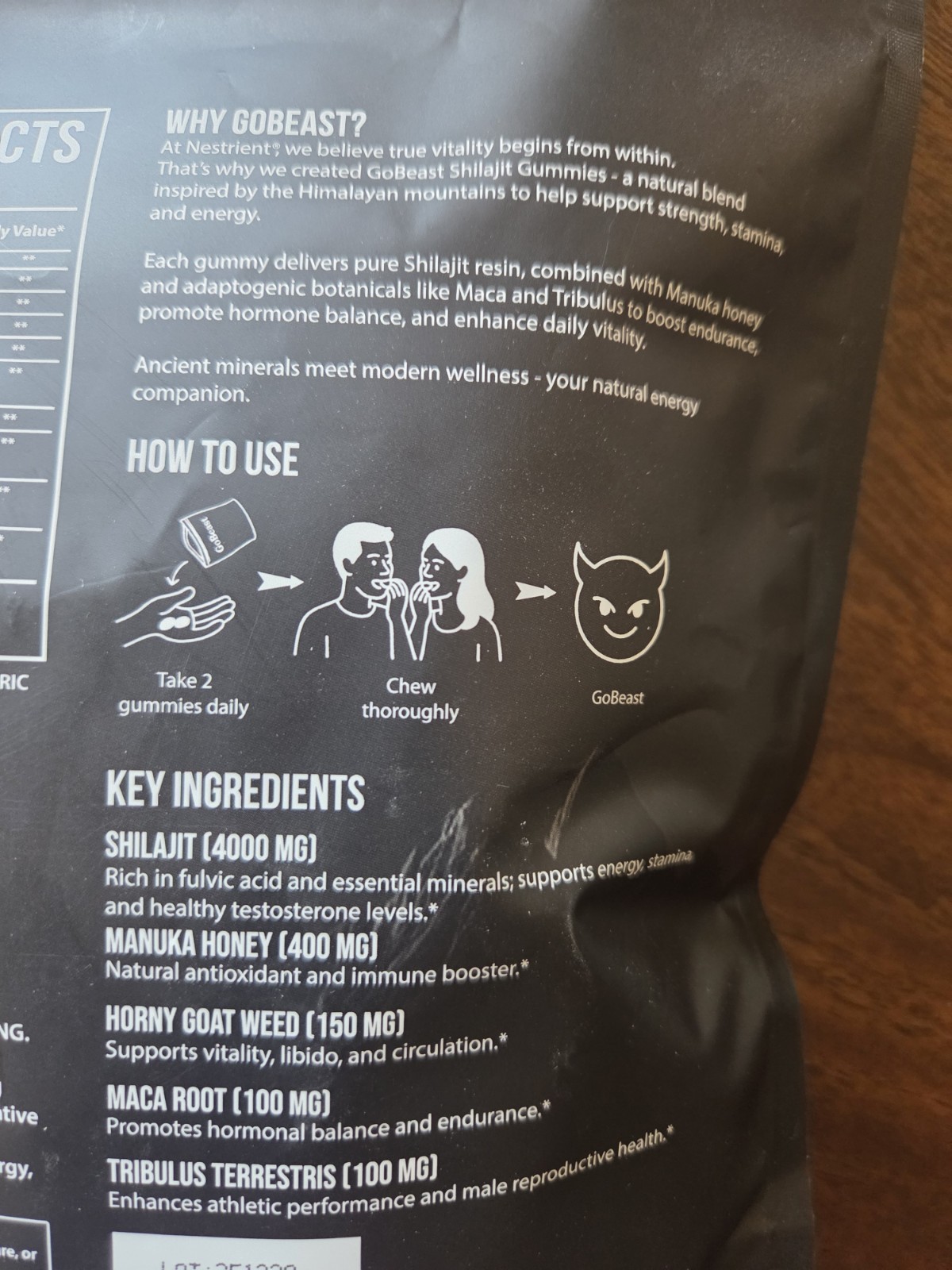 Nestrient GoSleep-GoDigest- GoBeast Vegan Gummies 60ct Each