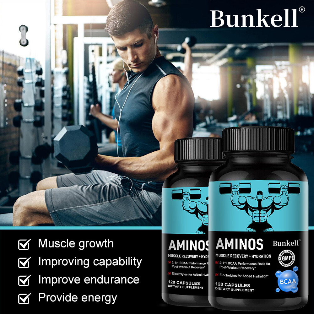 Amino Acid Capsules, Speed Muscle Repair, Boost Stamina & Reduce Soreness 120CT