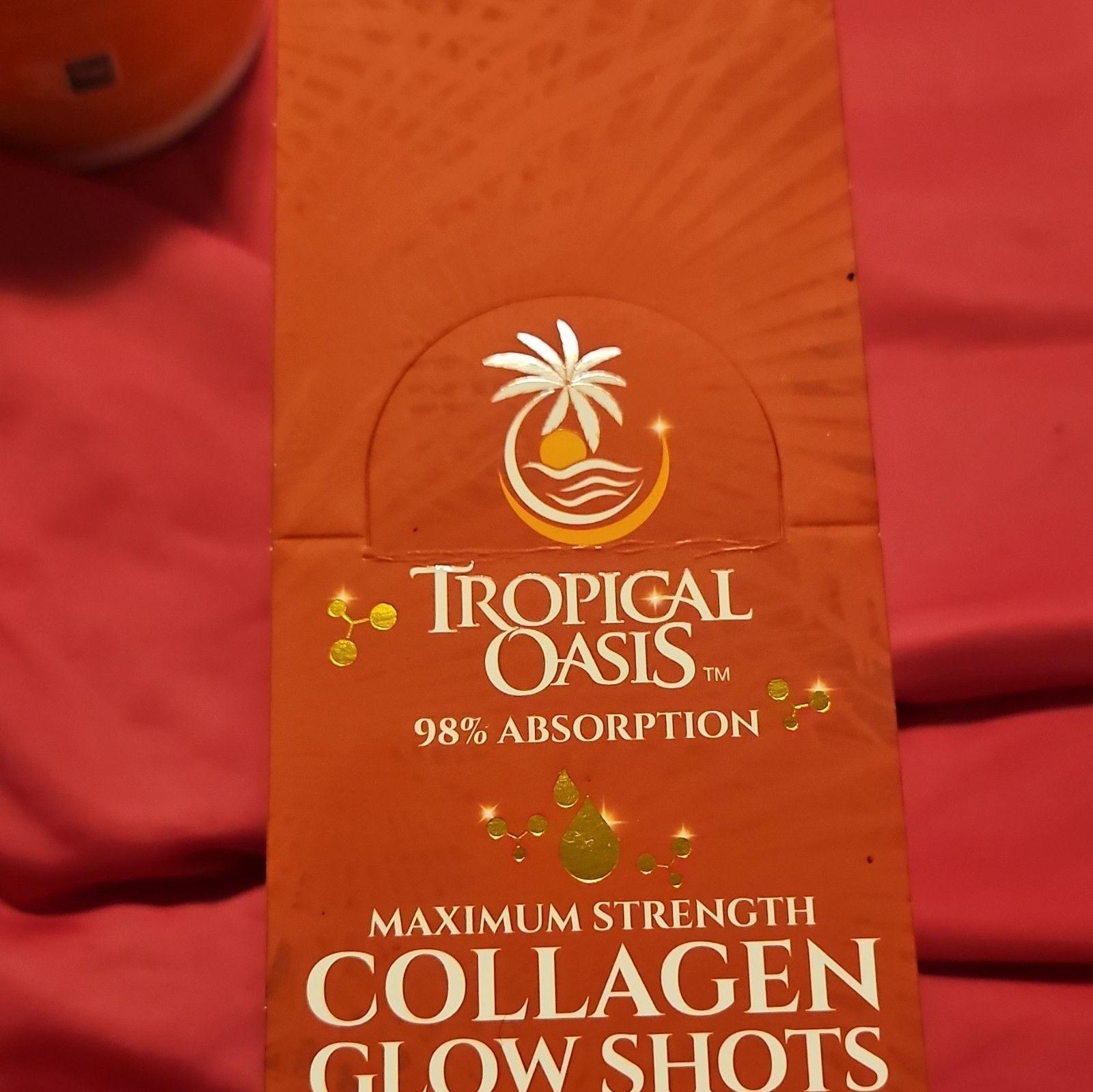 Tropical Oasis Collagen Glow Shots Liquid Supplement 2.5 fl oz