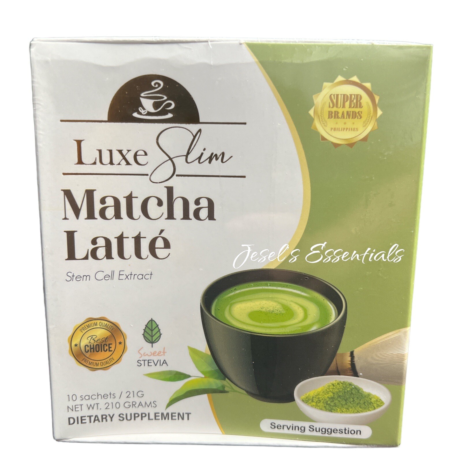 Luxe Slim Matcha Latte, 10 Sachets