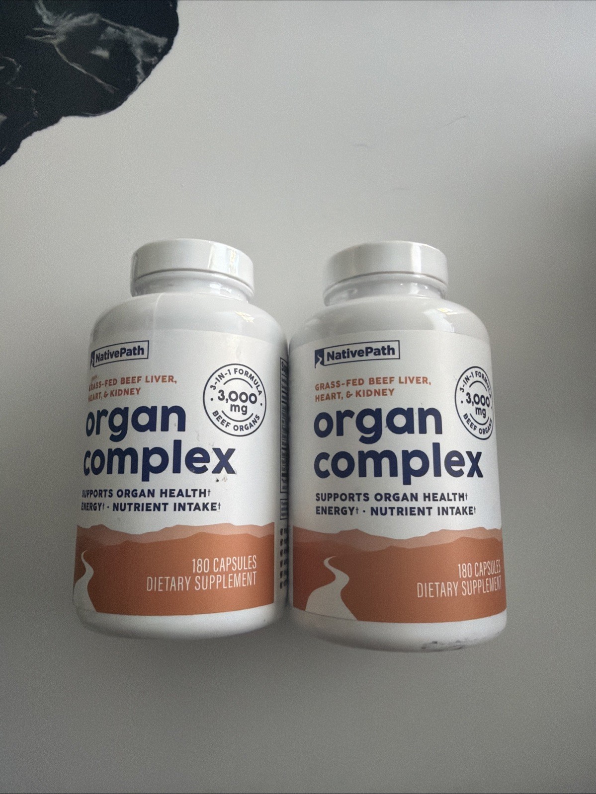 2x Grass Fed Beef Organ Complex For Energy & Immune Support 30 Servings Exp 8/27