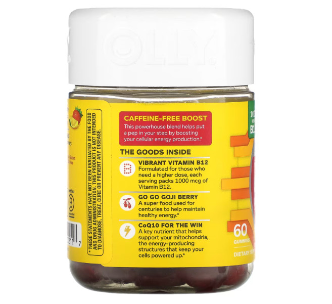 Daily Energy, Extra Strength, Berry Yuzu, 60 Gummies