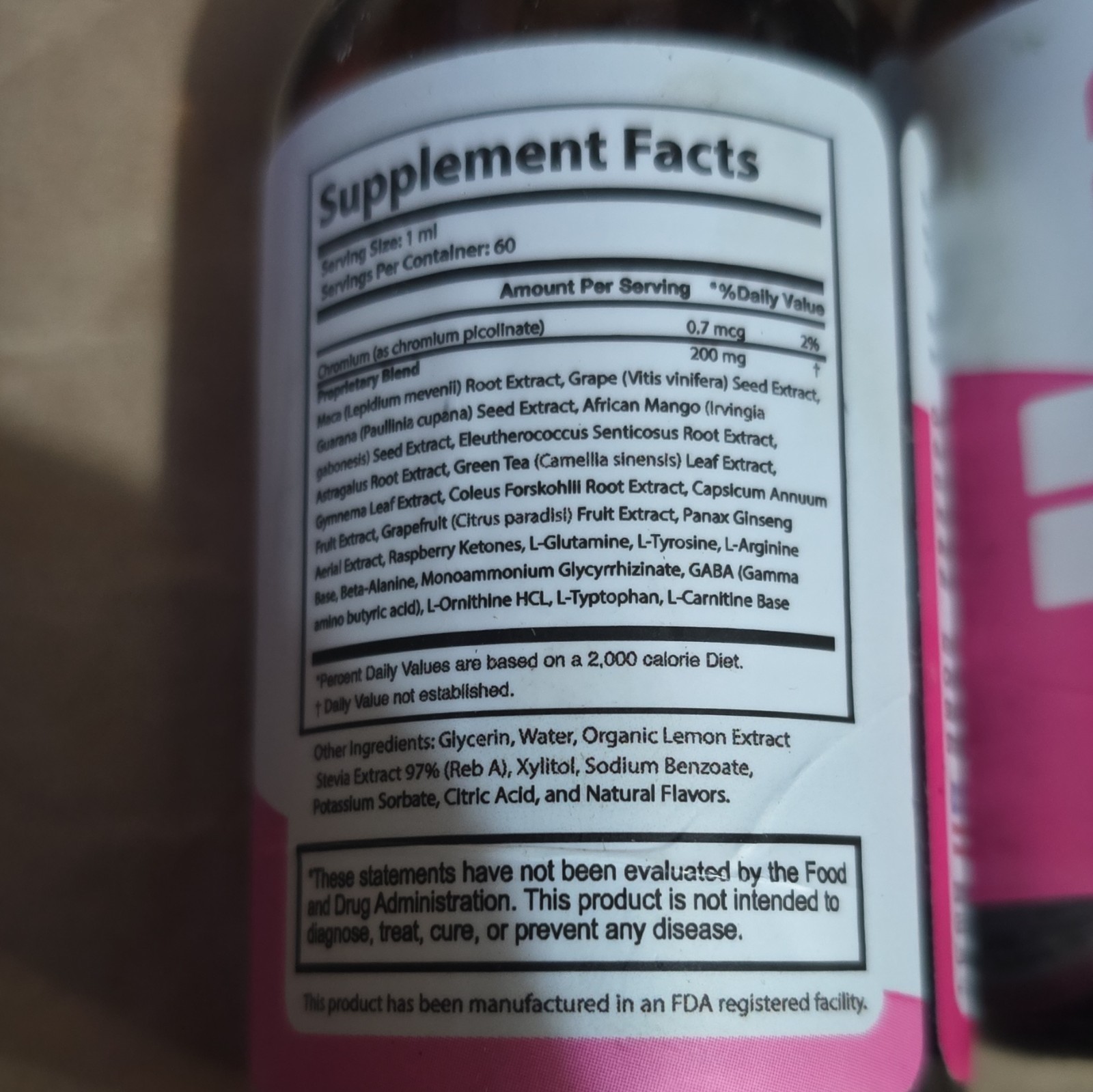 Gelatine Sculpt Liquid Drops Digestive/Metabolism Support Lemon 2 fl oz Lot 2