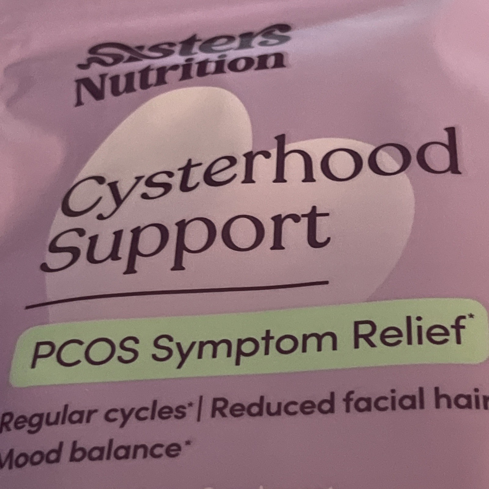 Sisters Nutrition Cysterhood Support Gummies 60 Count PCOS Relief Tropical Rosé