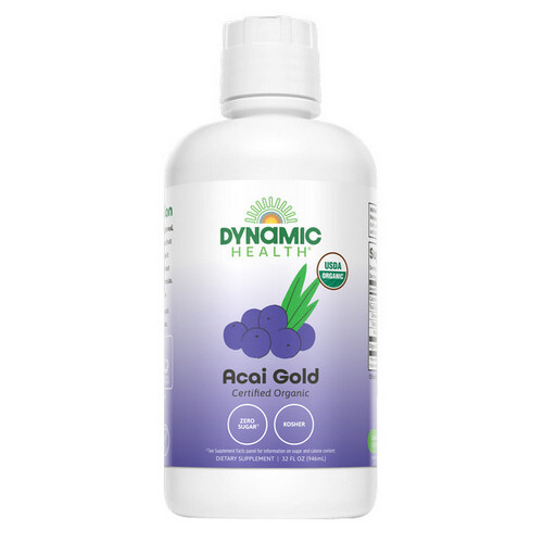 Acai Gold 100% Pure Organic Juice 32 Oz