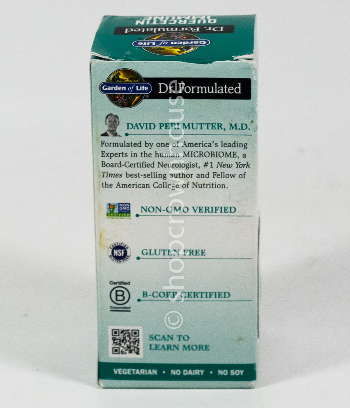 Garden of Life QUERCETIN IMMUNE 500mg Dr Formulated 30 veg tablets 08/2028