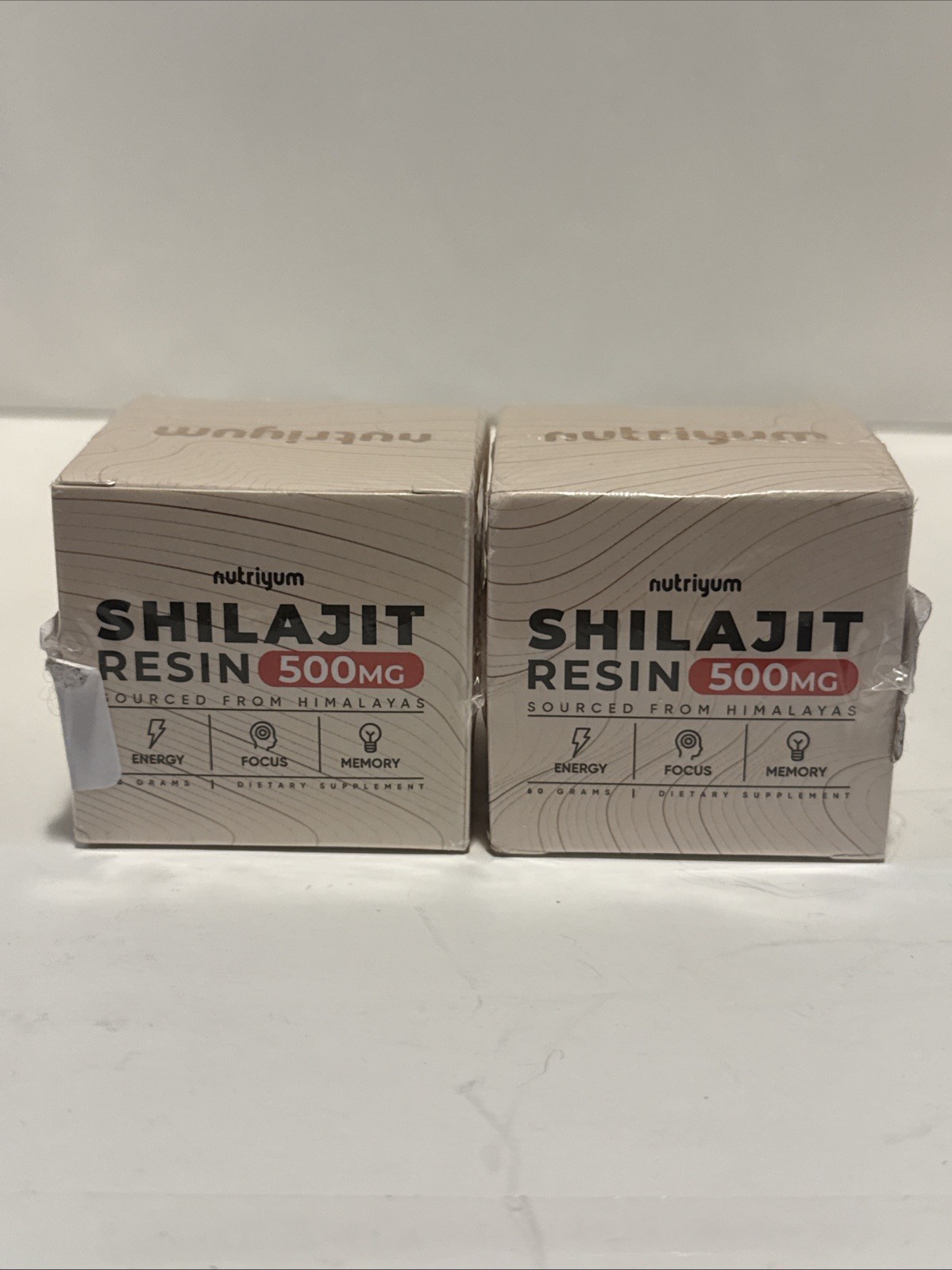 2x Nutriyum Shilajit Resin 500 mg – Focus Energy Memory – Himalayas EXP 12/25