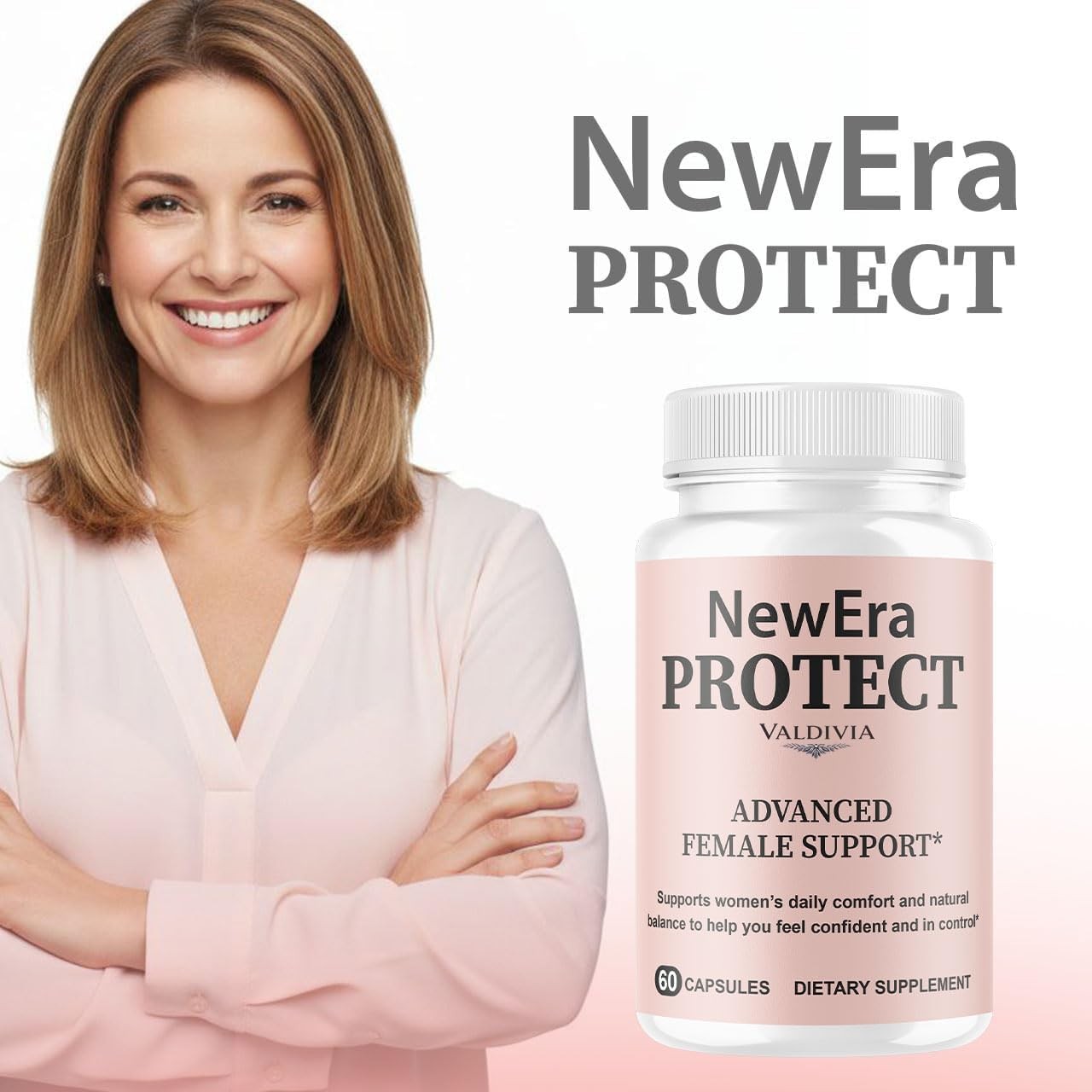 Valdivia NewEra Protect 60 Capsules Daily Wellness Supplement Made in USA