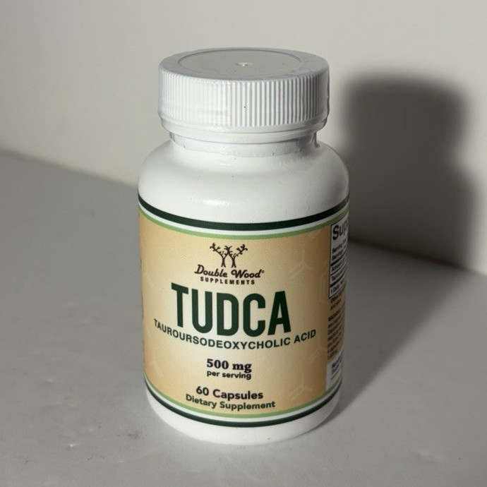 Double Wood Supplements TUDCA 500mg Liver Health Unflavored 60 Capsules