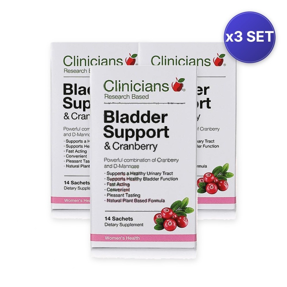 Bladder Support & Cranberry Sachets (14 Count) – 3 Pack
