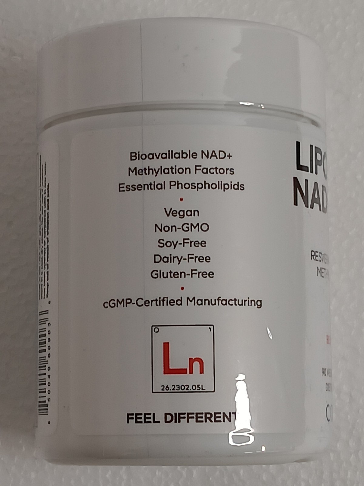 Codeage Liposomal NAD+ Ultra, Resveratrol,Quercetin, Betaine, Riboflavin, 90 Ct