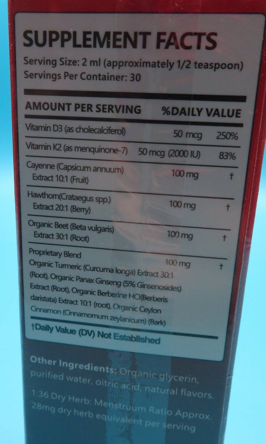 Suweny CAYENNE PEPPER Liquid DROPS Dietary Herbal SUPPLEMENT 2 fl Oz (60 ml)