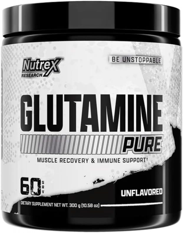L-Glutamine Powder Supplement 60 Servings Pure Unflavored Non-GMO Gluten Free Mu