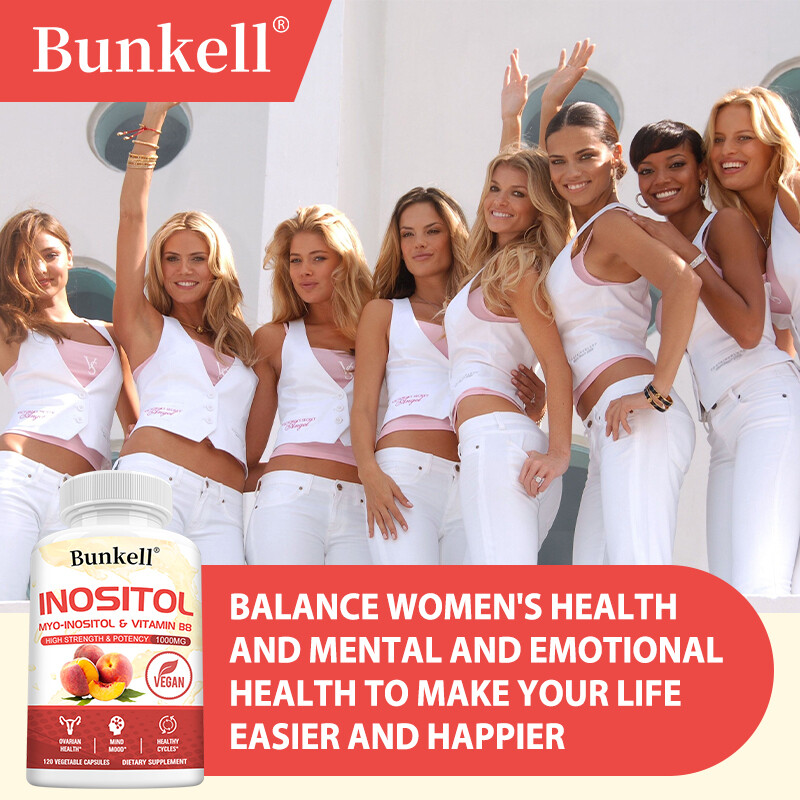 Myo Inositol 1000mg Capsules Ultra Strength PCOS Fertility Boost