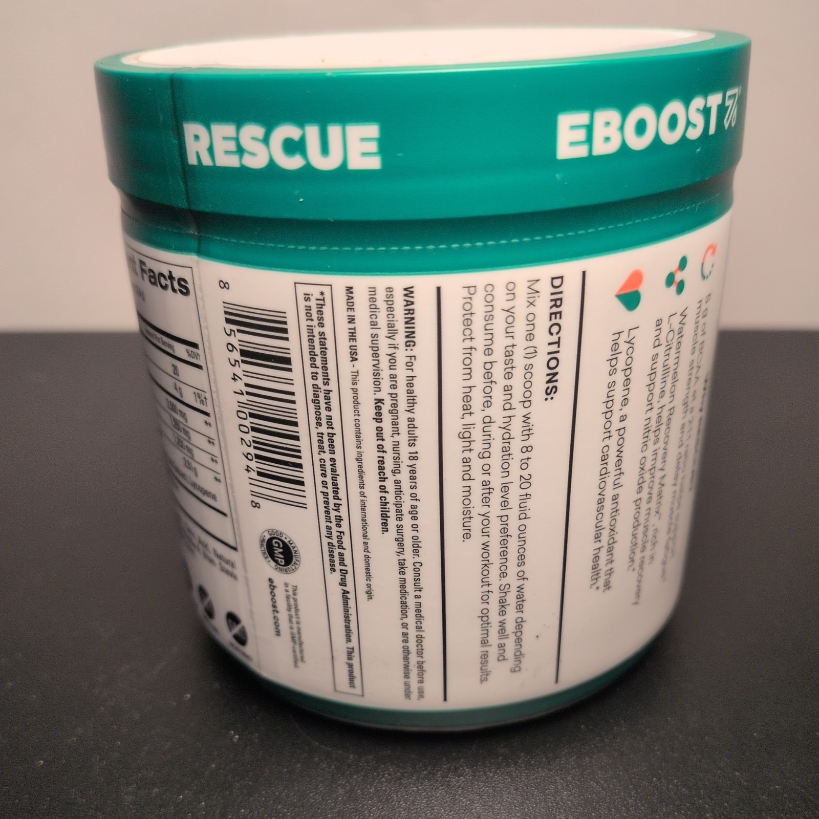 Eboost Rescue BCAA Recovery Matrix Watermelon – 20 Servings Energy Support 08/27