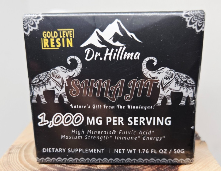 Sealed Dr. Hillma SHILAJIT 1000 MG Per Serving DIETARY SUPPLEMENT 50 Grams 11/26