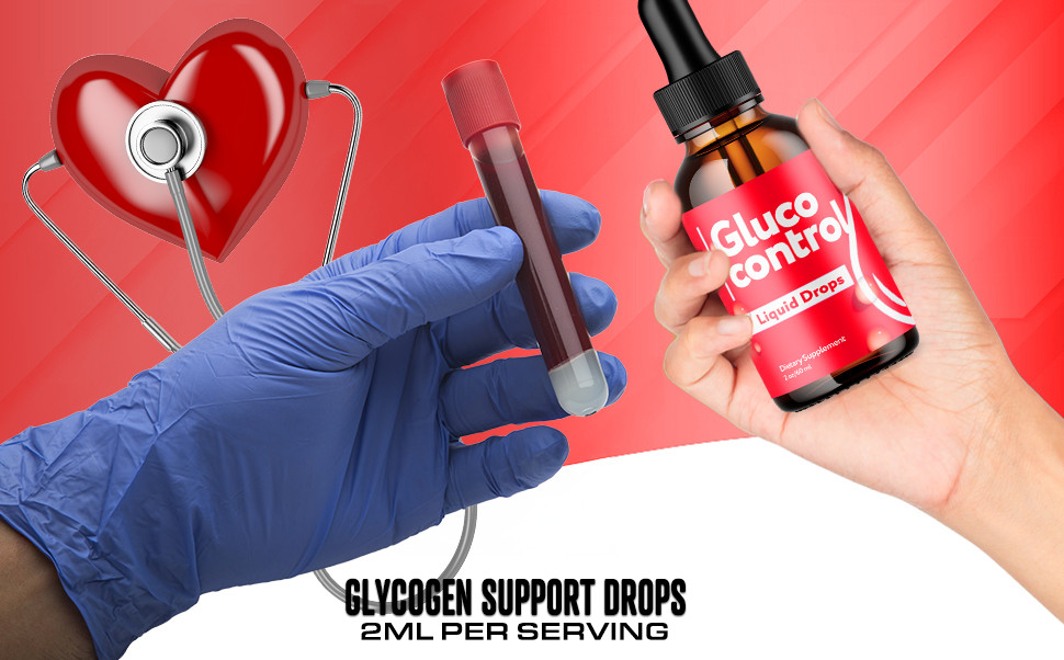 (5 Pack) Gluco Control Blood Support Drops Advanced Vitamin Supplement 2ML