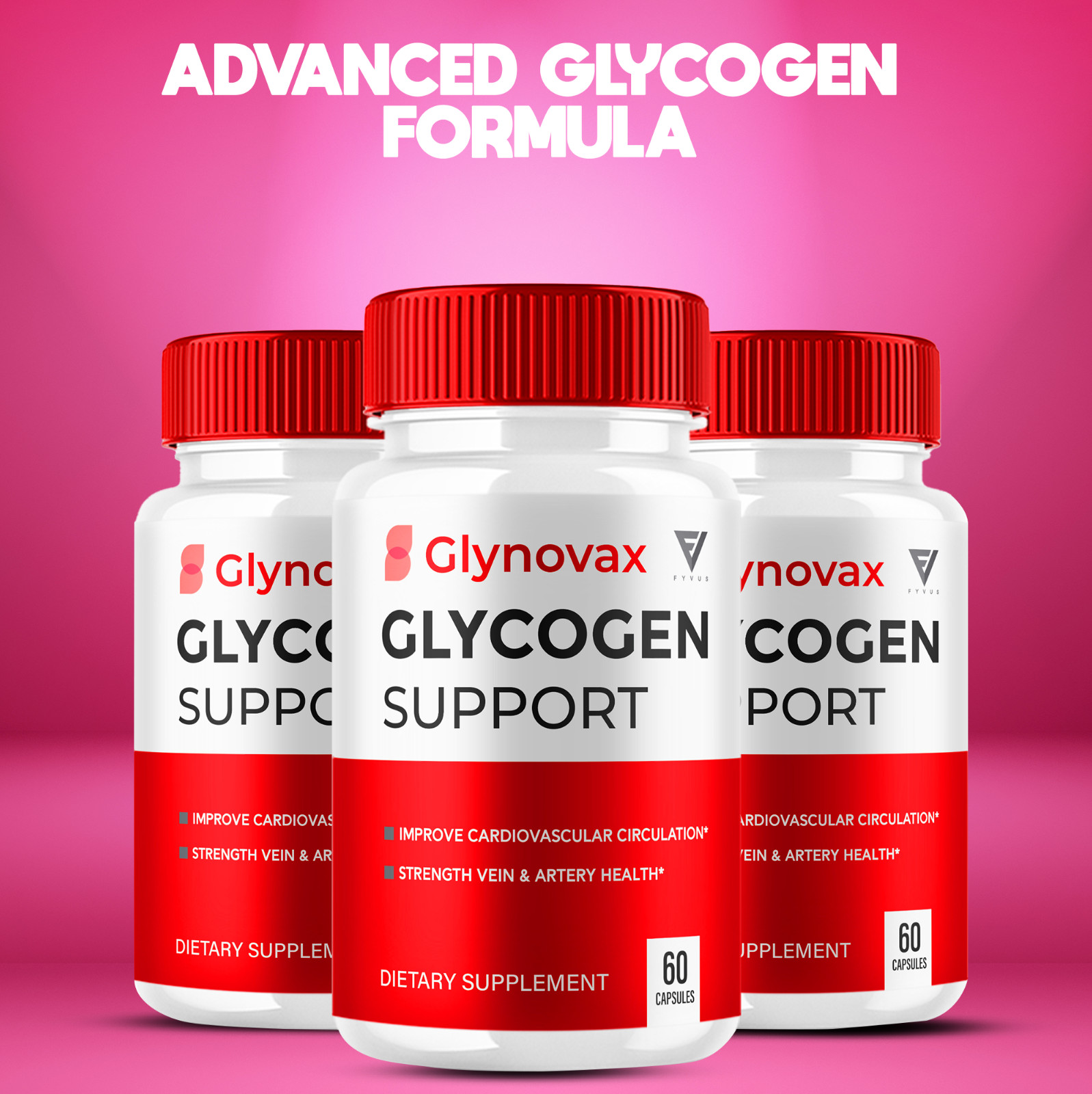 (5 Pack) Glynovax Blood Sugar Support Reviews, Glyno Vax Pills (300 Capsules)
