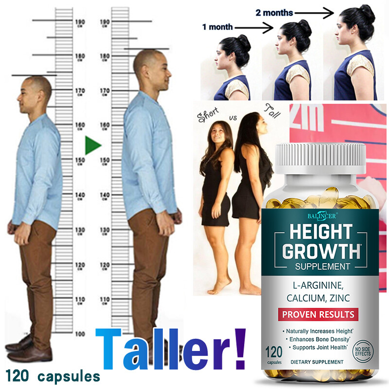 Height Growth Supplement Contains Calcium and Zinc, All Natural