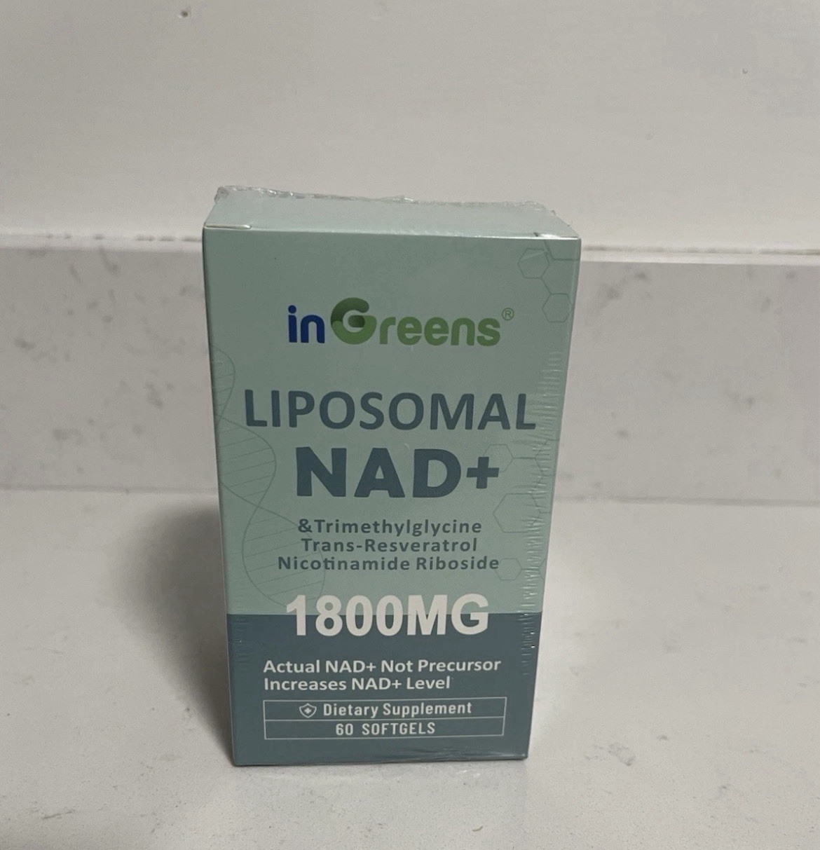 Liposomal NAD+ 1800mg Nicotinamide Riboside Resveratrol 60 Softgel Anti-Aging