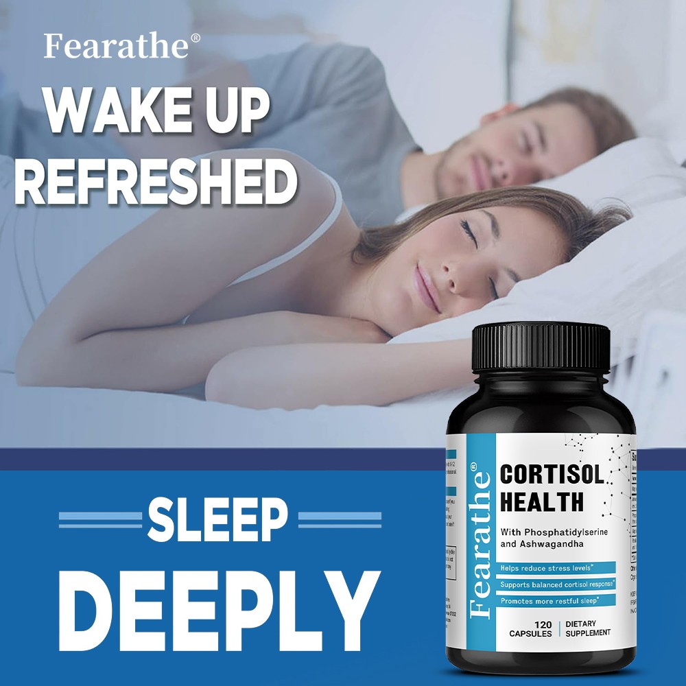Cortisol Health Supplement Manage Stress Immunity Mental Clarity 30-120 Capsules
