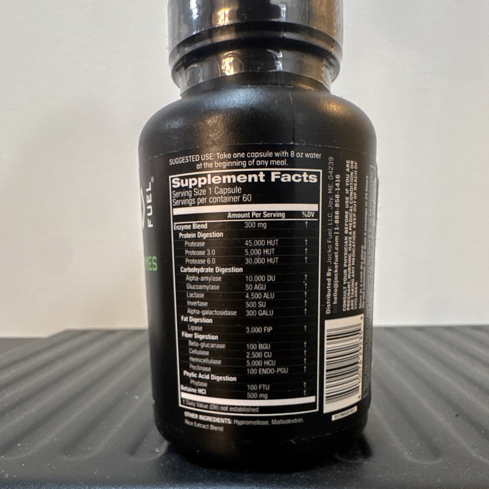 Jocko Fuel Full Spectrum Digestive Enzymes Digestive Support Capsules 60