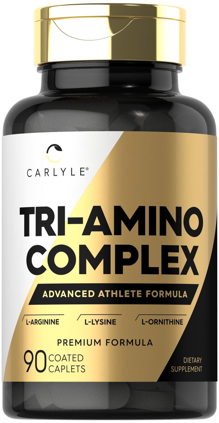 Tri-Amino Complex | 90 Caplets | L-Arginine L-Ornithine L-Lysine | by Carlyle