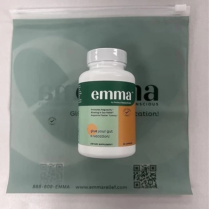 3 Pack Emma Relief Supplement Keto for Gut Bloating – 60 Capsules