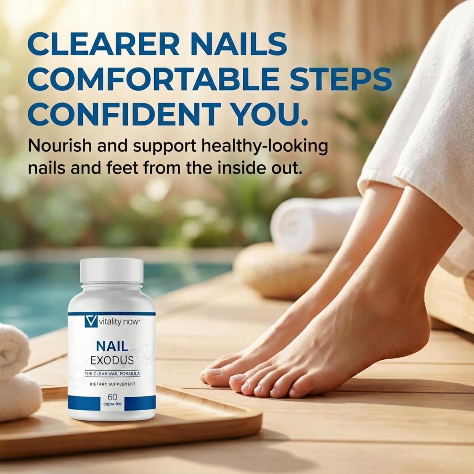 Nail Exodus Vitality Now Dietary Supplement 60 Capsules