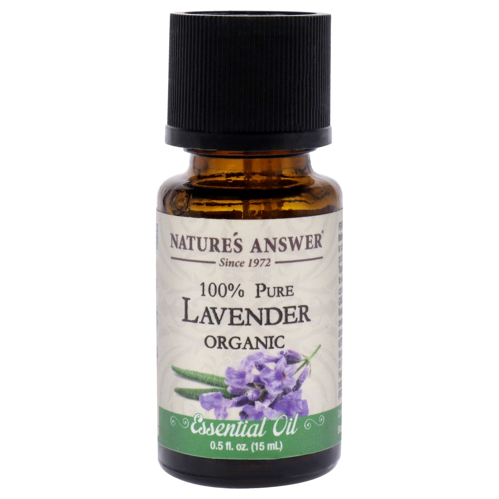 Essential Oil Organic – Lavender by Natures Answer for Unisex – 0.5 oz