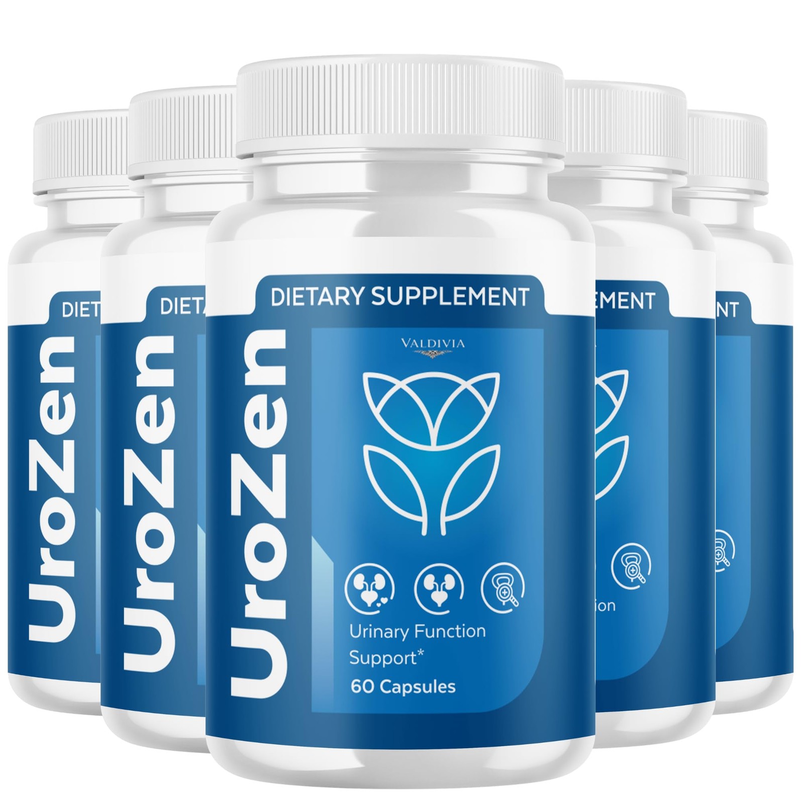 Valdivia UroZen 300 Capsules 5 Pack Daily Wellness Supplement Made in USA