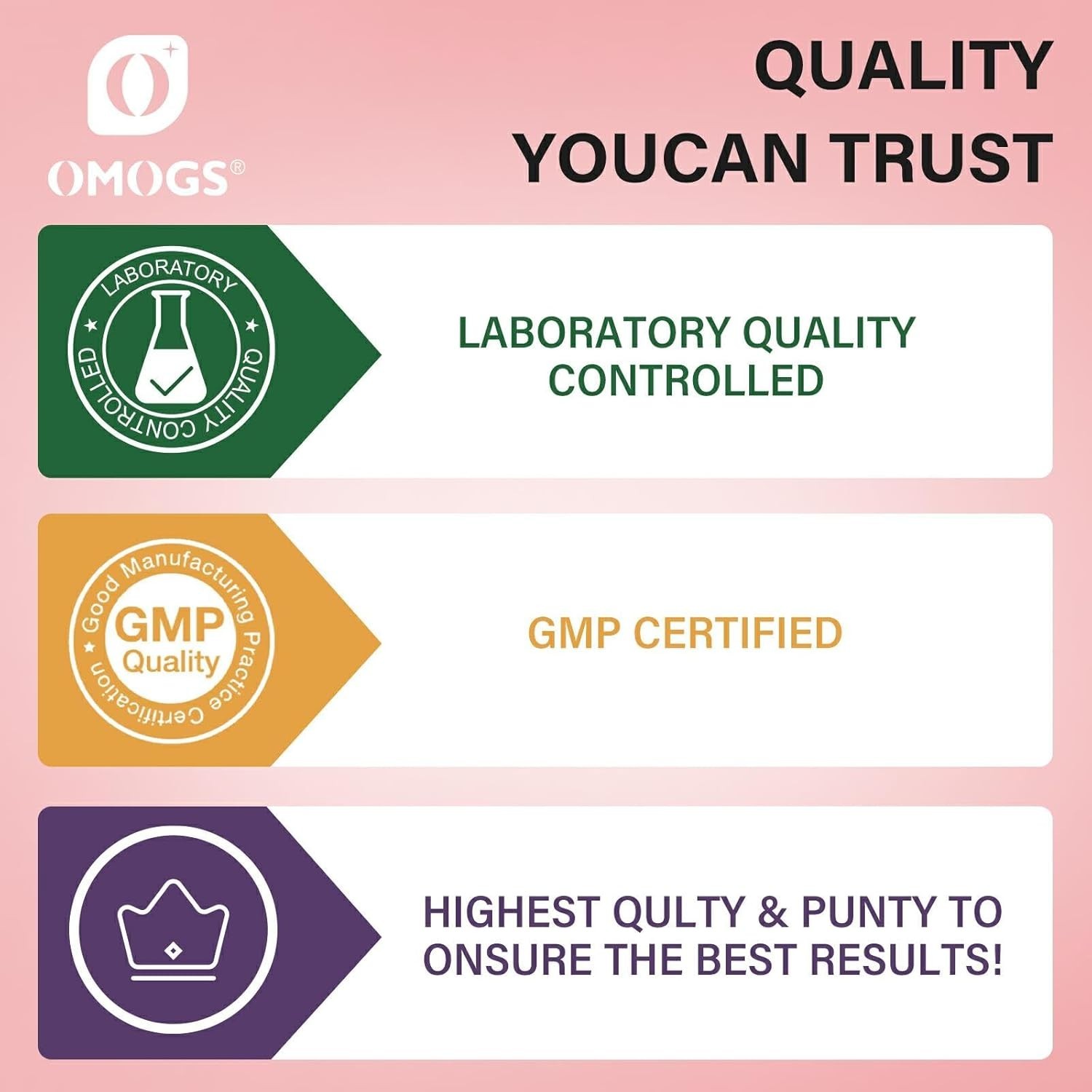 OMOGS Glutathione & NAC Supplement, with vtamin B & Selenium, Supports Liver…