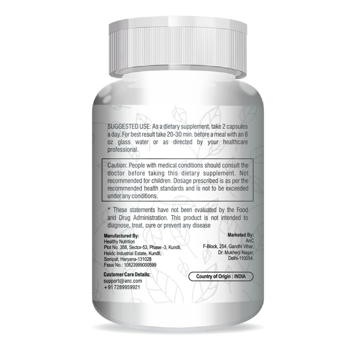 ANC Insulix Natural supplements with Gymnema Sylvestre Support Endocrine Health