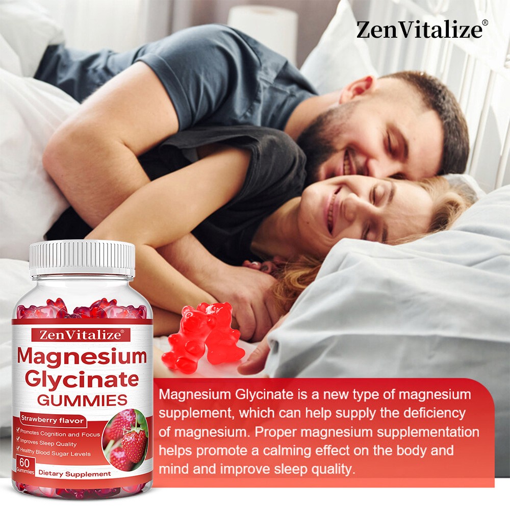 Magnesium glycine: Strengthens bones, relieves stress, and improves sleep.