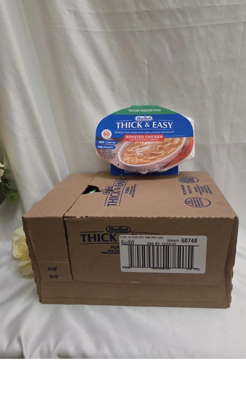 Thick & Easy 60748 Purees Microwave Meal Roasted Chicken Dinner 7.oz (7 Count)