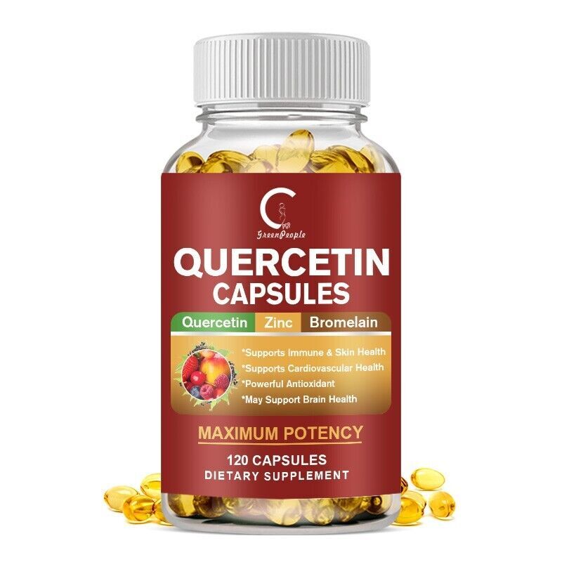 Quercetin Bromelain 500mg/200mg – Immune & Cardiovascular Support, Skin Health