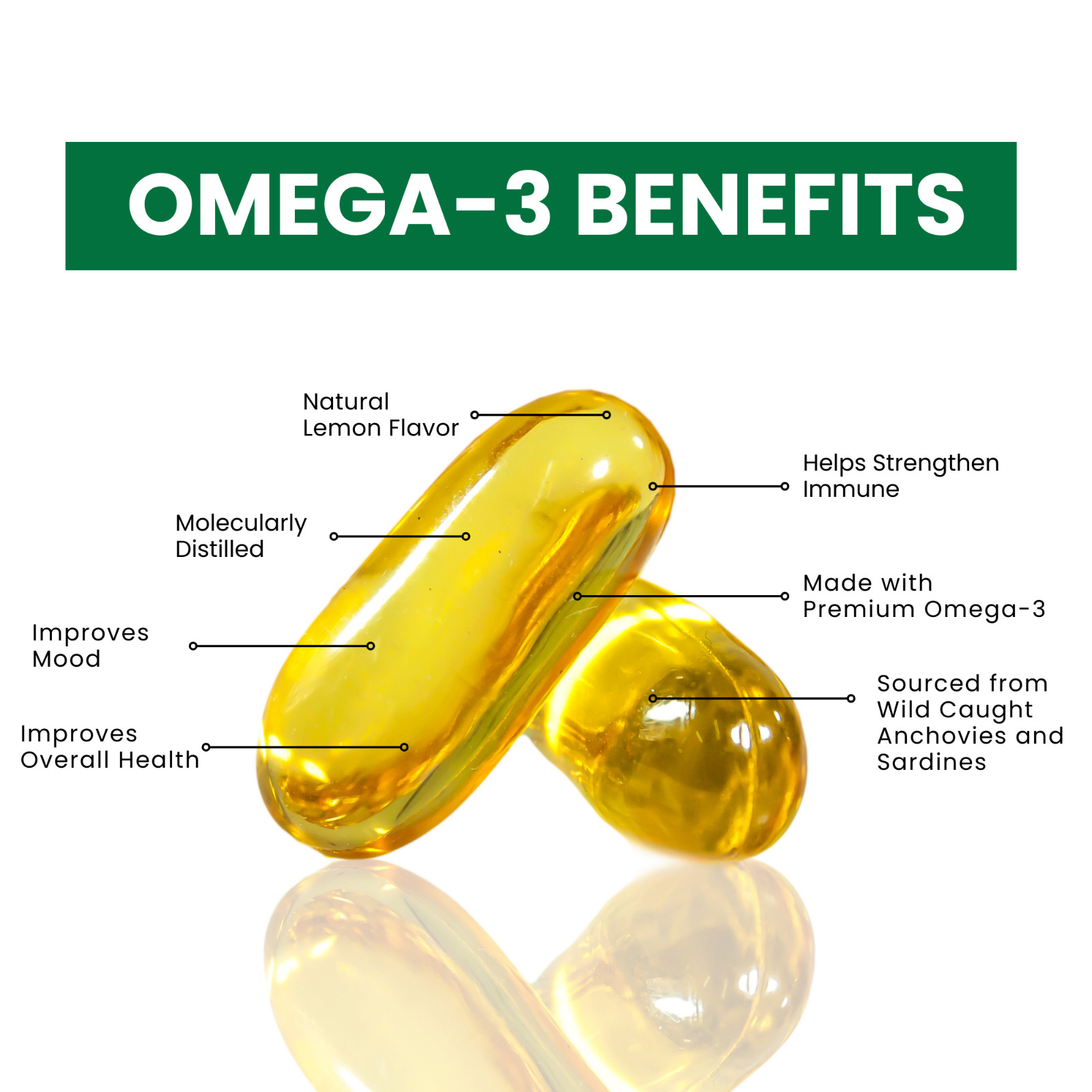 Zaytun Vitamins Halal Fish Oil 1200mg Omega-3 300mg Halal Gelatin EPA/DHA 120 Ct