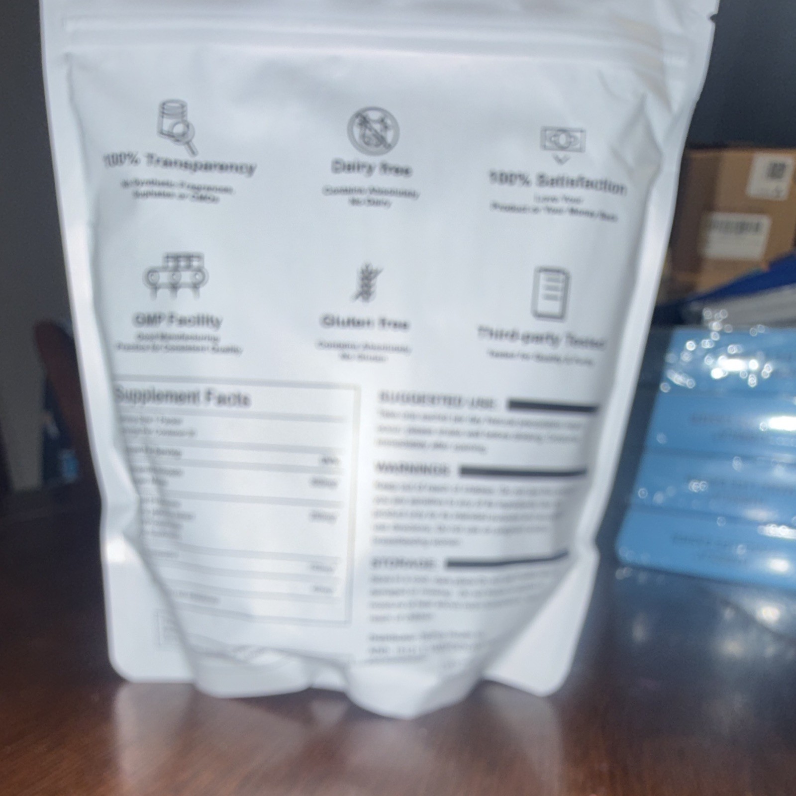 NAD+ 1000mg Powder Nicotinamide Riboside PQQ Resveratrol Skin Aging Support